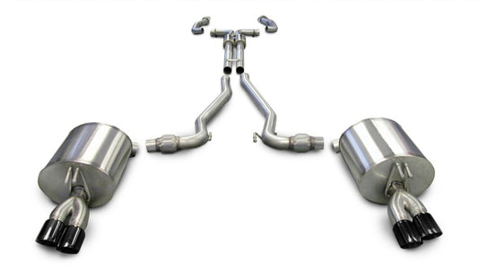 CORSA Performance 14950BLK Corsa 2008-2009 Pontiac G8 GXP 6.0L V8 Sport Cat-Back w/ Dual 3in Black Tips