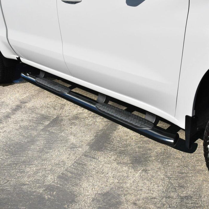Westin 21-54135 2019 Chevrolet Silverado/Sierra 1500 Crew Cab Non LD PRO TRAXX 5 Oval Nerf Step Bars - Black