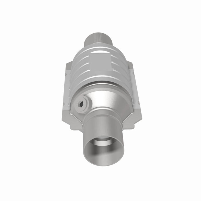 Magnaflow 51234 MagnaFlow Conv Univ 2in In/Out Ctr/Ctr Round 9in Body L x 5.125in W x 13in Overall L Single O2 Port