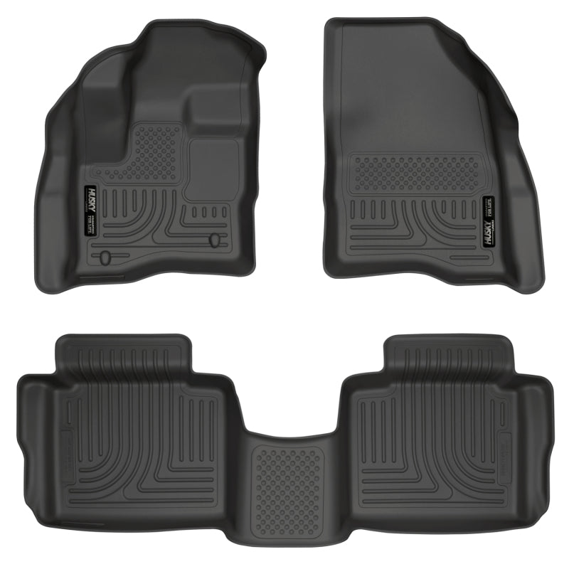 Husky Liners 98701 10-13 Ford Taurus WeatherBeater Combo Black Floor Liners