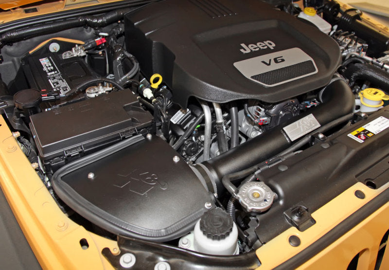 K&N Engineering 71-1566 K&N 71 Series Performance Intake Kit for 12-18 Jeep Wrangler 3.6L V6 (12-15 CARB Approved)