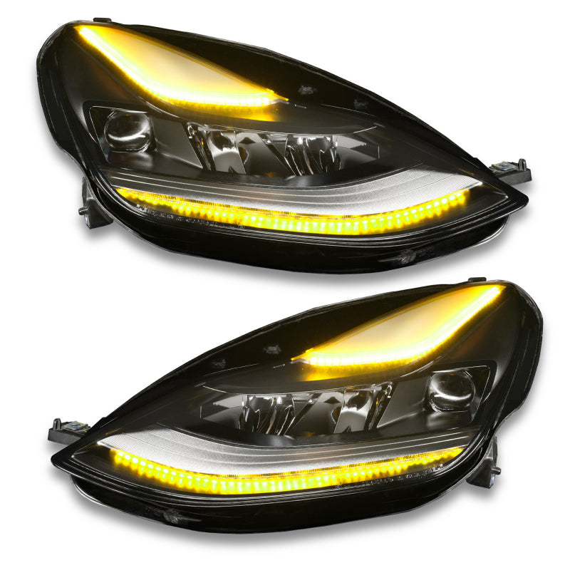 ORACLE Lighting 1473-332 Oracle 2021+ Tesla Model 3 Dynamic ColorSHIFT Headlight DRL Upgrade Kit SEE WARRANTY
