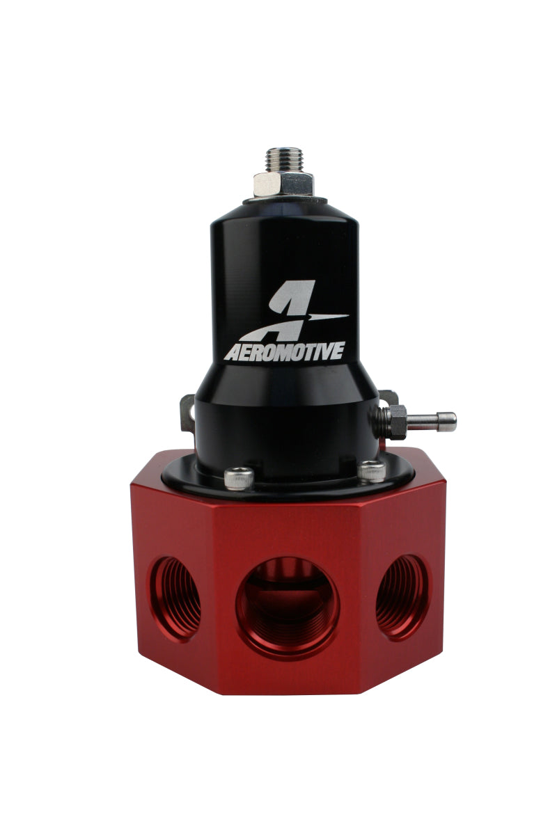 Aeromotive 13133 Regulator - 30-120 PSI - .500 Valve - 4x AN-08 and AN-10 inlets / AN-10 Bypass