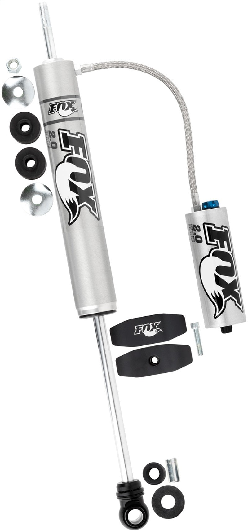 FOX 985-26-117 Fox 03+ 4Runner 2.0 Perf Series 9.1in. Smooth Body Remote Res. Rear Shock CD Adjuster / 0-1.5in Lift