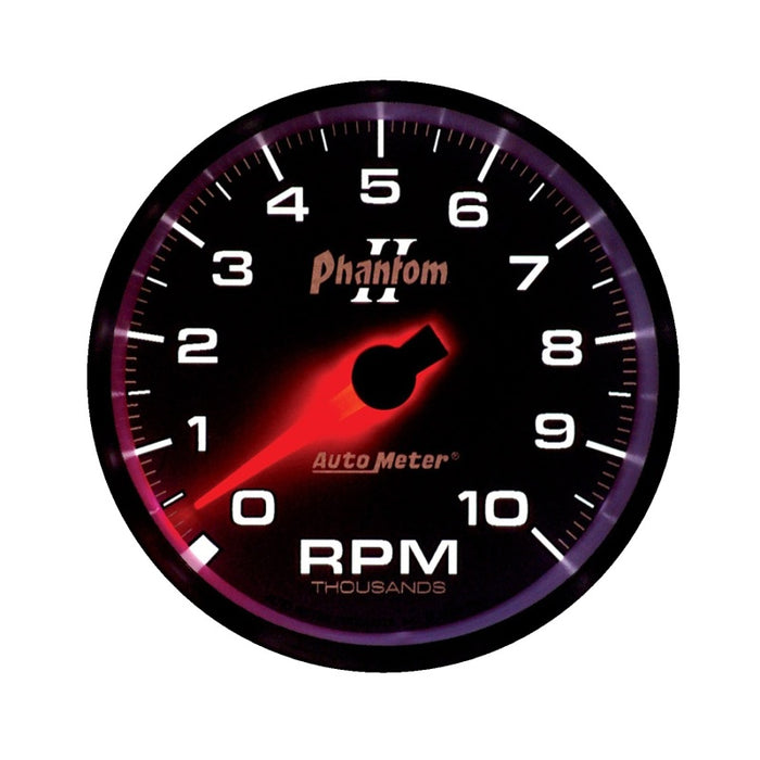 AutoMeter 7597 Autometer Phantom II 3-3/8in 10000 RPM In-Dash Tachometer