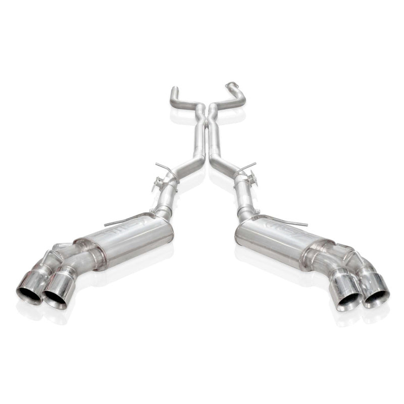 Stainless Works CA16AVCB 2016-18 Camaro SS Exhaust 3in X-Pipe AFM Valves NPP Replacement Valves 4in Quad Tips