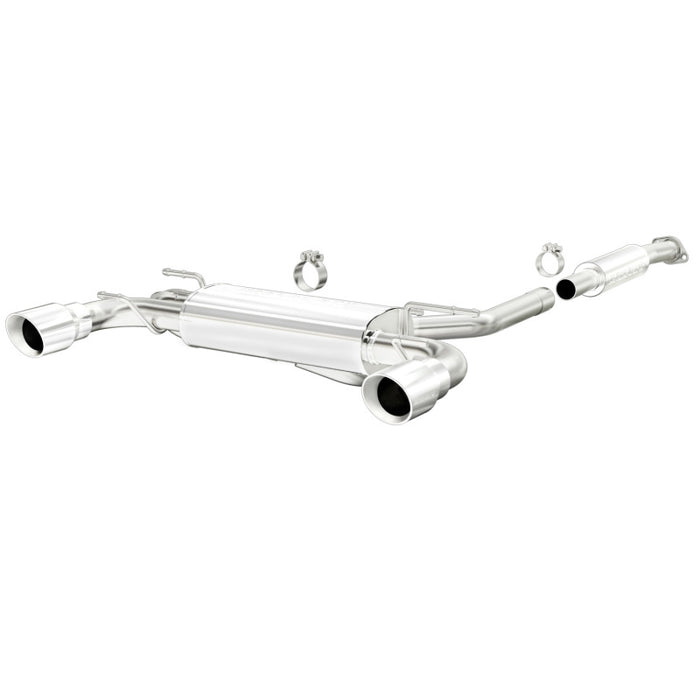 Magnaflow 15157 MagnaFlow 13 Scion FR-S / 13 Subaru BRZ Dual Split Rear Exit Stainless Cat Back Performance Exhaust