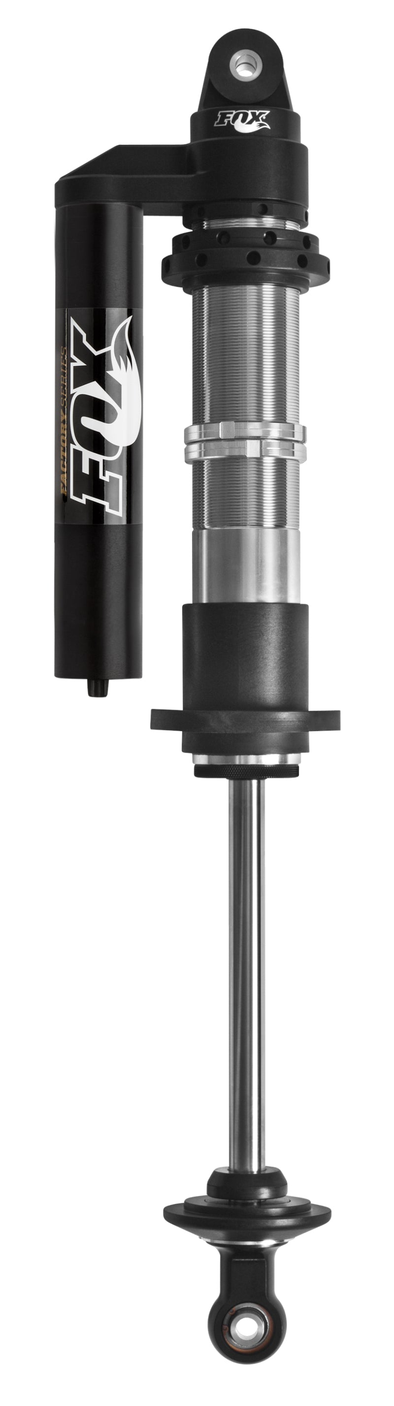 FOX 980-02-164 Fox 2.5 Factory Series 12in. Piggyback Reservoir Coilover Shock 7/8in. Shaft (50/70) - Black