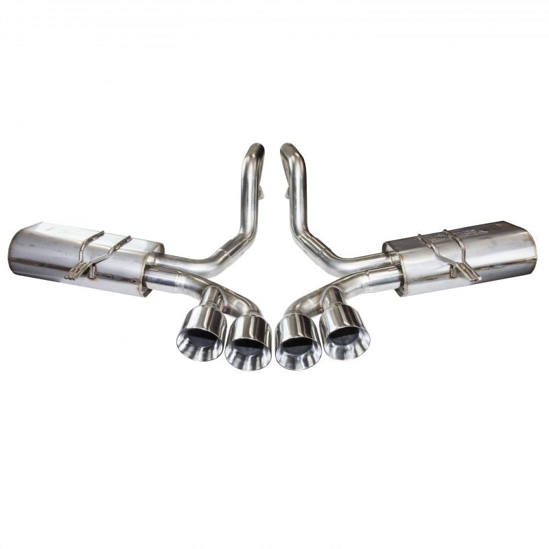 Kooks Headers 21506300 Kooks 97-04 Chevy Corvette Full 3in Axleback w/Pol Tips Requires 3in X-Pipe