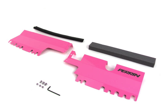Perrin Performance PSP-ENG-512-2HP PERRIN 15-21 Subaru WRX/STI Radiator Shroud (Without OEM Intake Scoop) - Hyper Pink