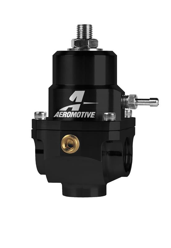 Aeromotive 13303 Adjustable Regulator - 35-75PSI - .188 Valve - (2) -08 Inlets/-08 Return