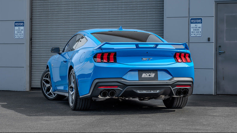 Borla 140963CFBA 2024 Ford Mustang GT 5.0L V8 w/ Active Exhaust ATAK Cat-Back Exhaust System - Carbon Fiber