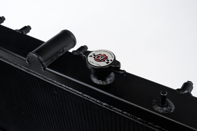 CSF 3076B 02-07 Subaru WRX/STI Radiator - Black Finish