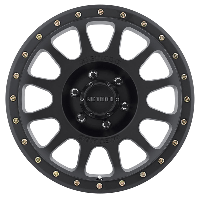 Method Wheels MR30578516500 Method MR305 NV 17x8.5 0mm Offset 6x135 94mm CB Matte Black Wheel