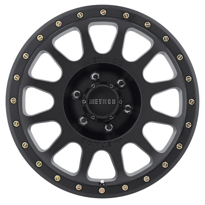 Method Wheels MR30529060518 Method MR305 NV 20x9 +18mm Offset 6x5.5 108mm CB Matte Black Wheel