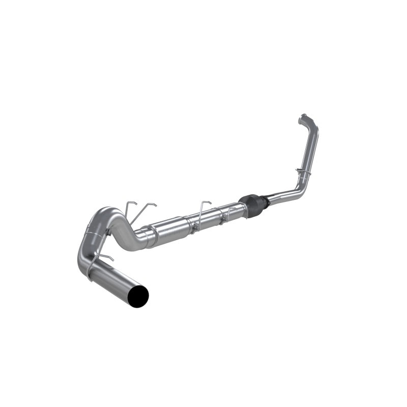 MBRP S62340P F-250/350 6.0L EC/CC 5in Turbo Back (Stock Cat) Single Side Exit AL