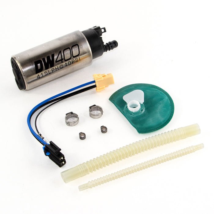 DeatschWerks 9-401-1046 415LPH DW400 In-Tank Fuel Pump w/ 9-1046 Install Kit 11-14 Ford Mustang V6/GT
