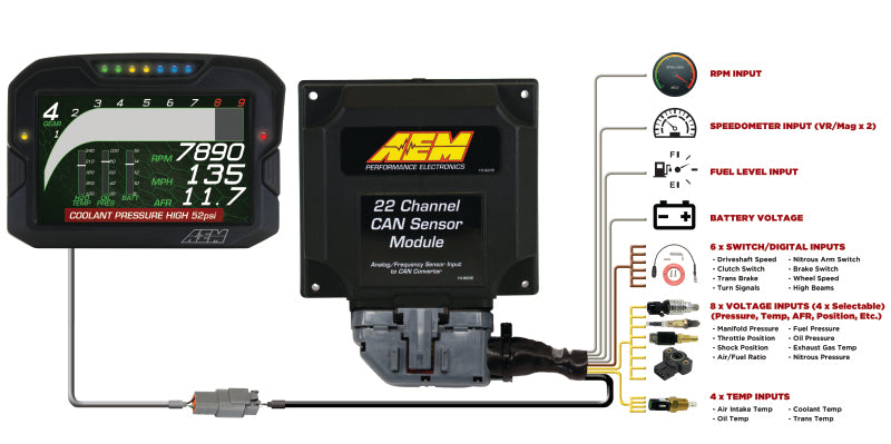 AEM 30-2212 22 Channel CAN Expander Module