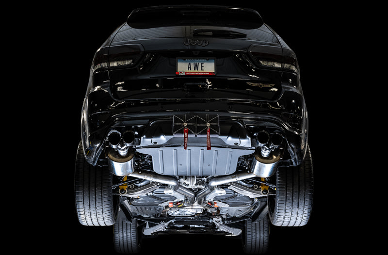 AWE Tuning 3015-31017 2020 Jeep Grand Cherokee SRT/Trackhawk Touring Edition Exhaust - Use w/Stock Tips