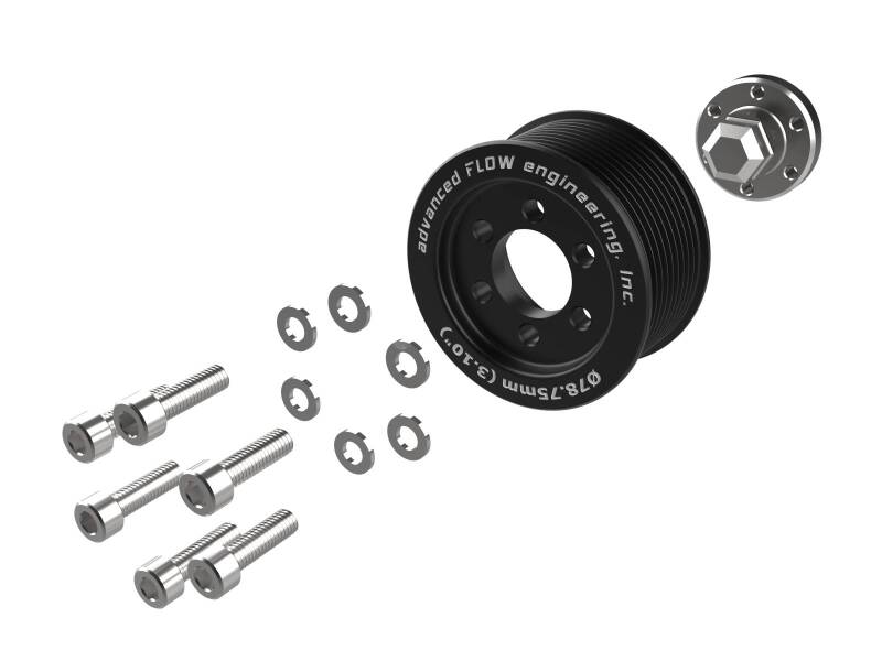 aFe 79-10006 15-23 Dodge Challenger / 15-23 Dodge Charger SRT Hellcat 3.10in Supercharger Power Pulley Kit