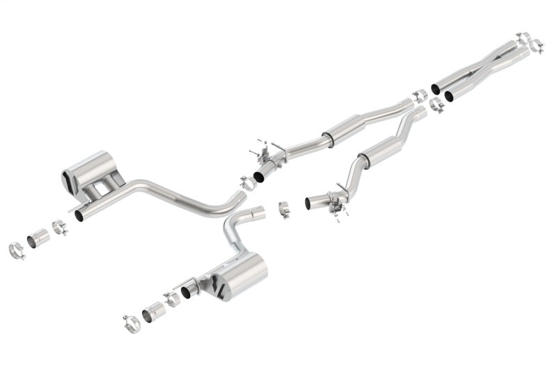 Borla 140640 2015 Dodge Challenger SRT/392 Hemi 6.4L V8 S-TYPE Catback Exhaust w/ Valves Factory Bezel