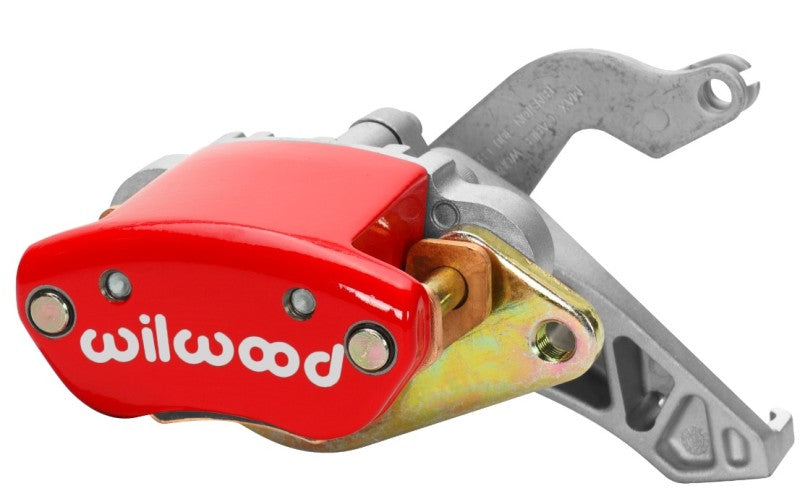 Wilwood 120-12069-RD Caliper-MC4 Mechanical-R/H - Red w/ Logo 1.19in Piston .81in Disc
