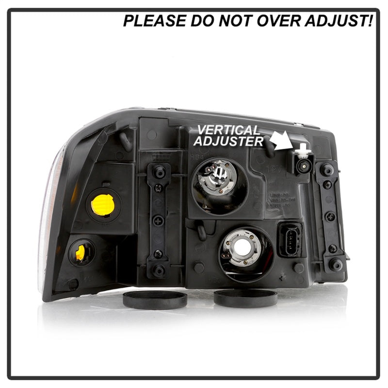 SPYDER 9042652 xTune 02-09 GMC Envoy OEM Style Headlights - Black (HD-JH-GEN02-AM-BK)