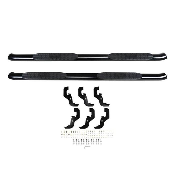Westin 21-24135 2019-2026 Chevy Silverado/Sierra 1500 Crew Cab Non LD PRO TRAXX 4 Oval Nerf Step Bars - Black
