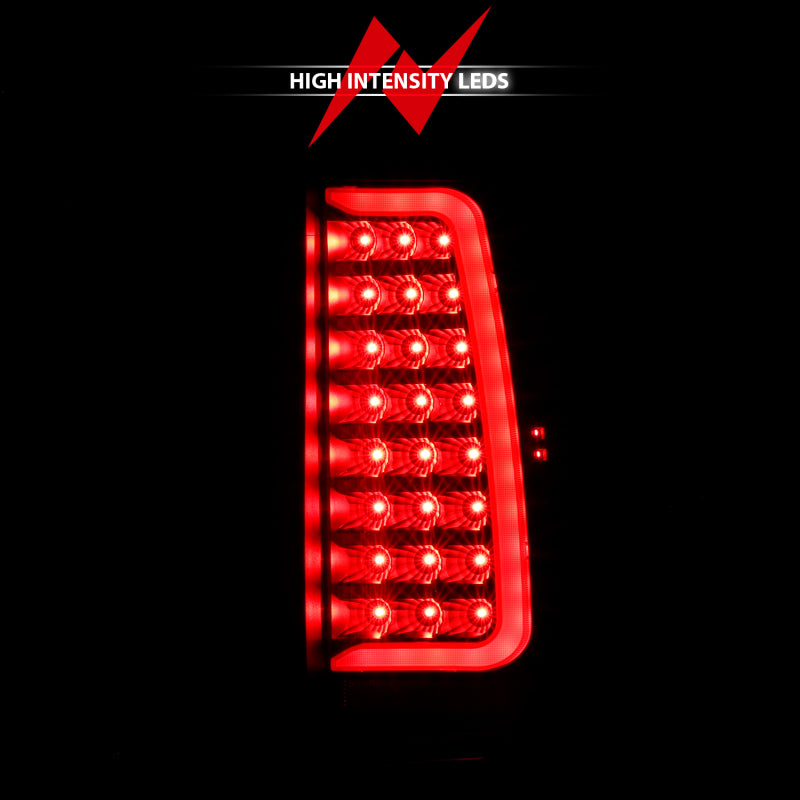 ANZO 311321 2007-2014 Chevy Tahoe LED Taillight Plank Style Black w/Clear Lens