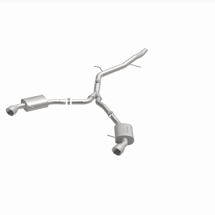 Magnaflow 19390 MagnaFlow 18-19 Audi A5 Dual Exit Polished Stainless CatBack Exhaust - 3in Main Piping Diameter