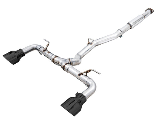 AWE Tuning 3020-33279 AWE Subaru BRZ / Toyota GR86 / Toyota 86 Track Edition Cat-Back Exhaust- Diamond Black Tips