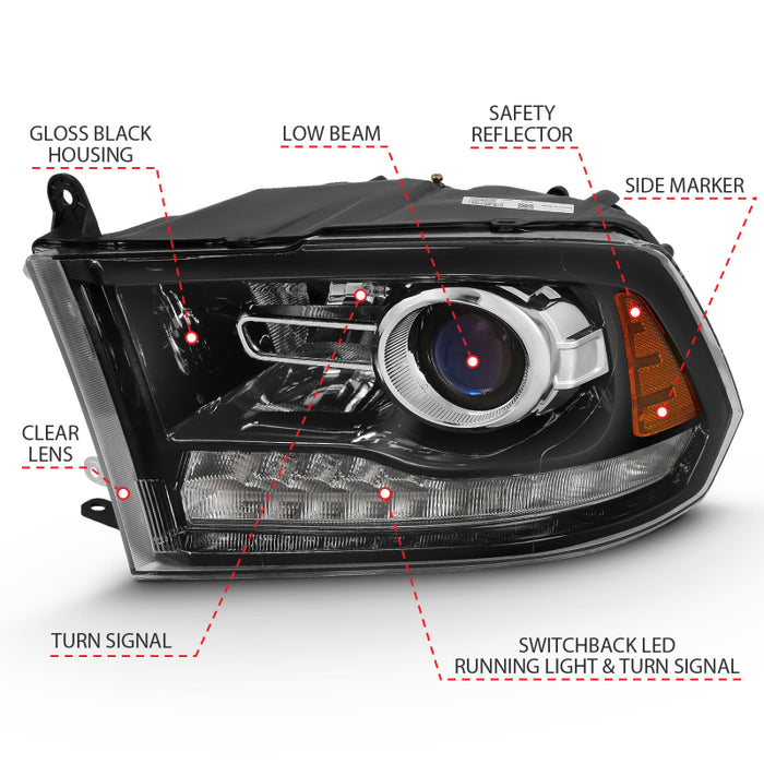 ANZO 111439 ANZ LED/Projector Headlights
