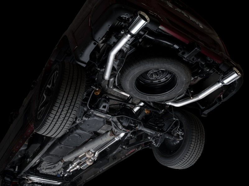 AWE Tuning 3015-32530 AWE 25+ RAM 1500 3.0TT 0FG Catback Touring Exhaust - Chrome Silver Tips