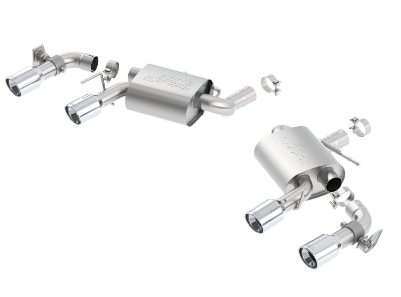 Borla 11924 16 Chevy Camaro SS 6.2L w/ Dual NPP S-Type Quad RD RL Tips Dual Exit Rear Section Exhaust