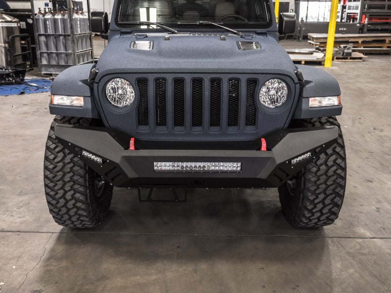 Road Armor 5183XFSPB 18-20 Jeep Wrangler JL SPARTAN Bolt-On Front Bumper Skid Plate Guard - Tex Blk