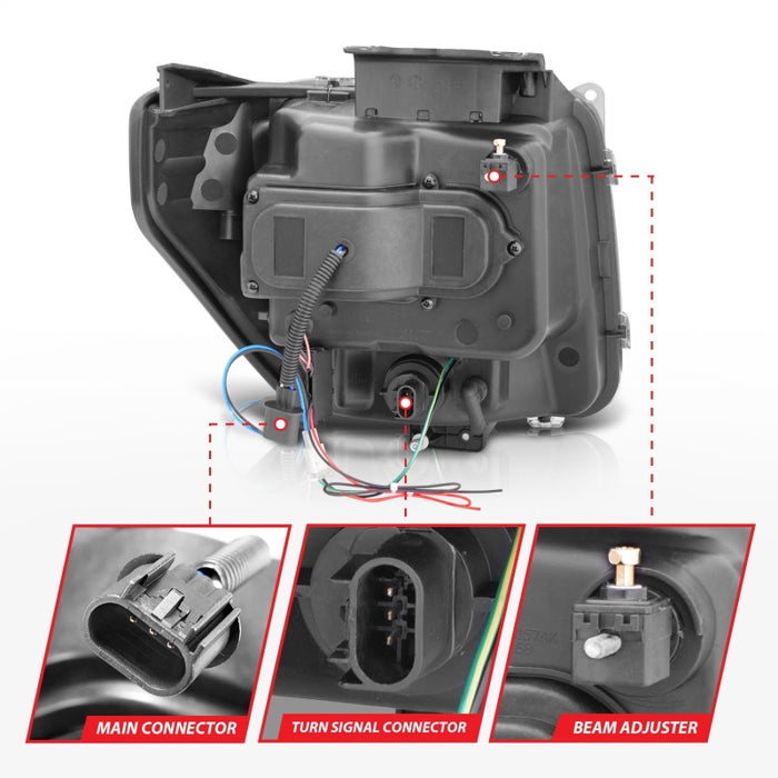 ANZO 111145 ANZ LED/Projector Headlights