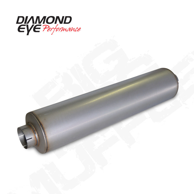 Diamond Eye Performance 800465 Diamond Eye MFLR BIG DOG QUIET TONE 5inID SGL IN/SGL OUT 10inDIA X 45in BODY 51in LENGTH BAFFLED AL