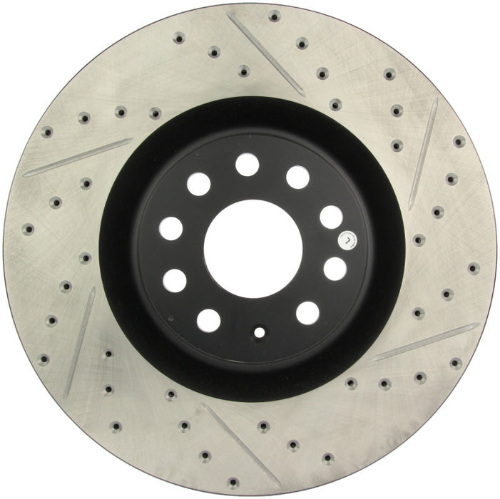 Stoptech 127.33112L StopTech 09 VW Passat CC / 06-09 Passat Slotted & Drilled Left Front Rotor