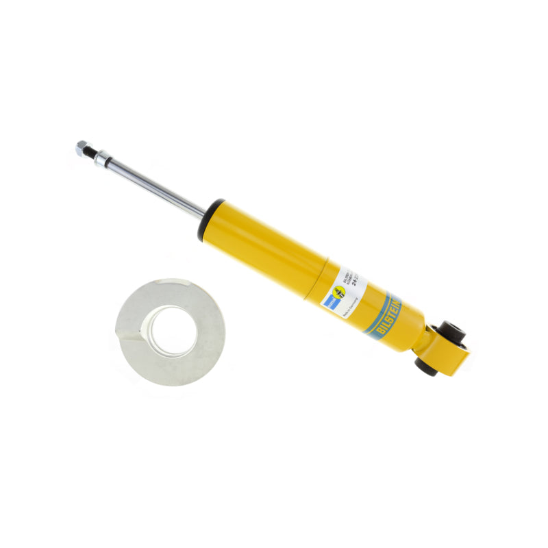 Bilstein 24-228398 B6 Series HD 46mm Monotube Shock Absorber - Lower-Eye 12.1mm, Upper-Stem, Yellow