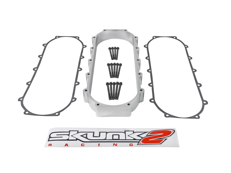 Skunk2 Racing 907-05-9002 Skunk2 Ultra Series Honda/Acura Silver RACE Intake Manifold 2 Liter Spacer (Inc Gasket & Hardware)