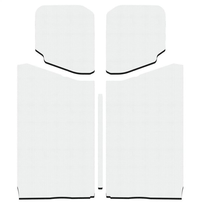 DEI 50190 18-23 Jeep Wrangler JL 2-Door Boom Mat Headliner - 5 Piece - White