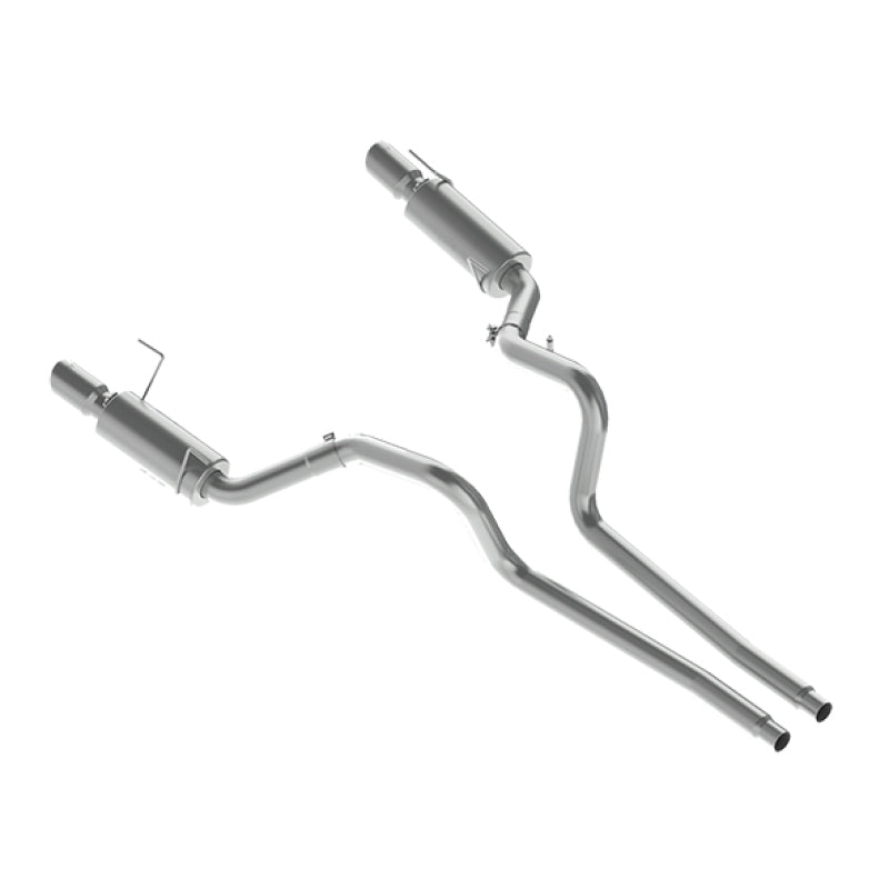 MBRP S7269409 05-09 Ford Shelby GT500 / GT Dual Split Rear Street Version 4in Tips T409 Exhaust System
