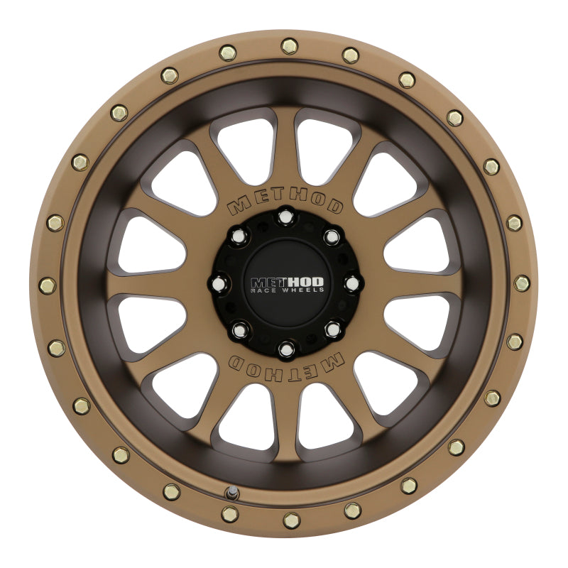 Method Wheels MR60521087924N Method MR605 NV 20x10 -24mm Offset 8x170 124.9mm CB Method Bronze Wheel