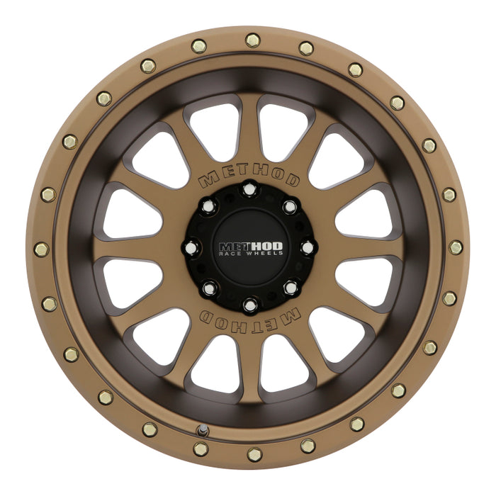 Method Wheels MR60521080924N Method MR605 NV 20x10 -24mm Offset 8x6.5 121.3mm CB Method Bronze Wheel