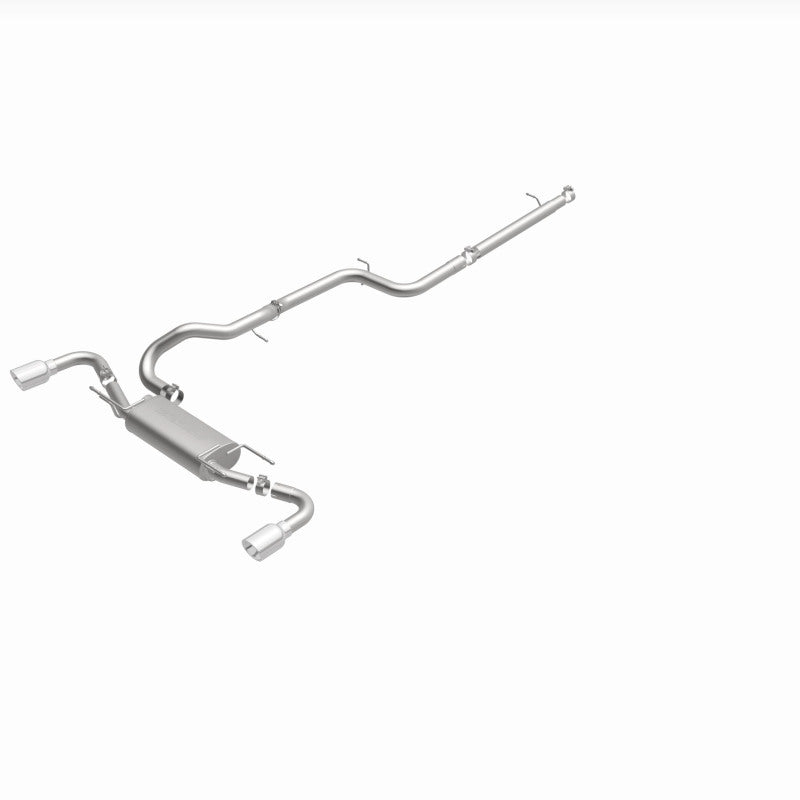 Magnaflow 15146 MagnaFlow 10-12 Mazda 3 L4 2.5L Hatchback Split Rear Exit Stainless Cat Back Performance Exhaust