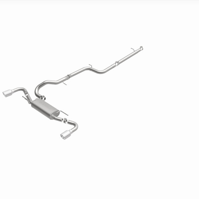 Magnaflow 15146 MagnaFlow 10-12 Mazda 3 L4 2.5L Hatchback Split Rear Exit Stainless Cat Back Performance Exhaust