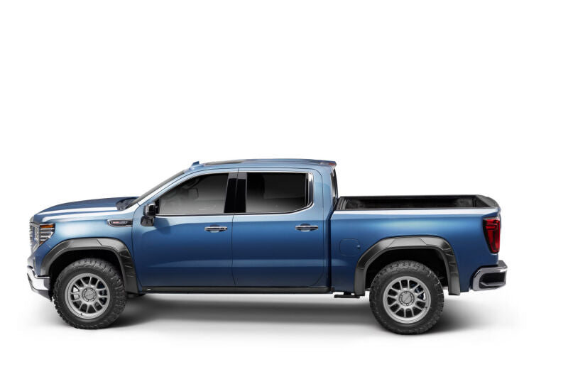 Husky Liners 2804946 19-24 GMC Sierra 1500 (69.9/79.4in. Bed) DRT Style Fender Flares (Smooth) 4pc - Blk