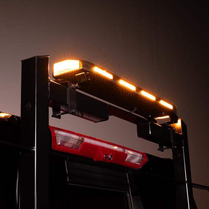 Putco 950224 24In Universal 24In Tri Color Hornet Light (Amber/Blue/White) - LED Stealth Rooftop Strobe Bar