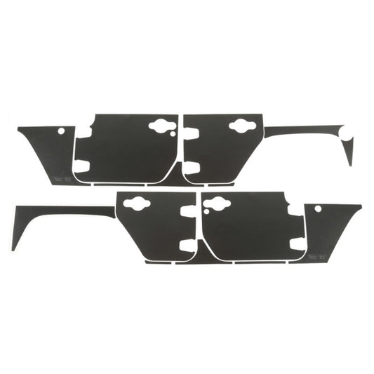 Rugged Ridge 12300.53 Magnetic Protection Panel kit 4-Dr07-18 Jeep Wrangler