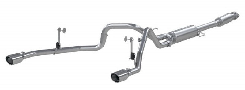 MBRP S5215409 2021+ F-150 2.7L/ 3.5L Ecoboost, 5.0L 3in Cat Back 2.5in Dual Split Rear